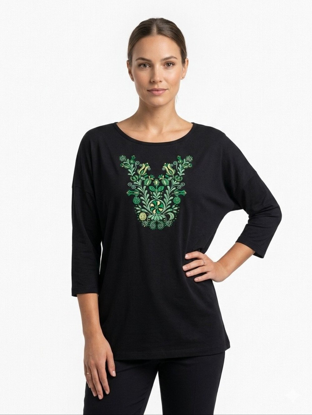 Hungarian Folk Art Embroidered Tunic Top NWT – Whimsigoth /Boho